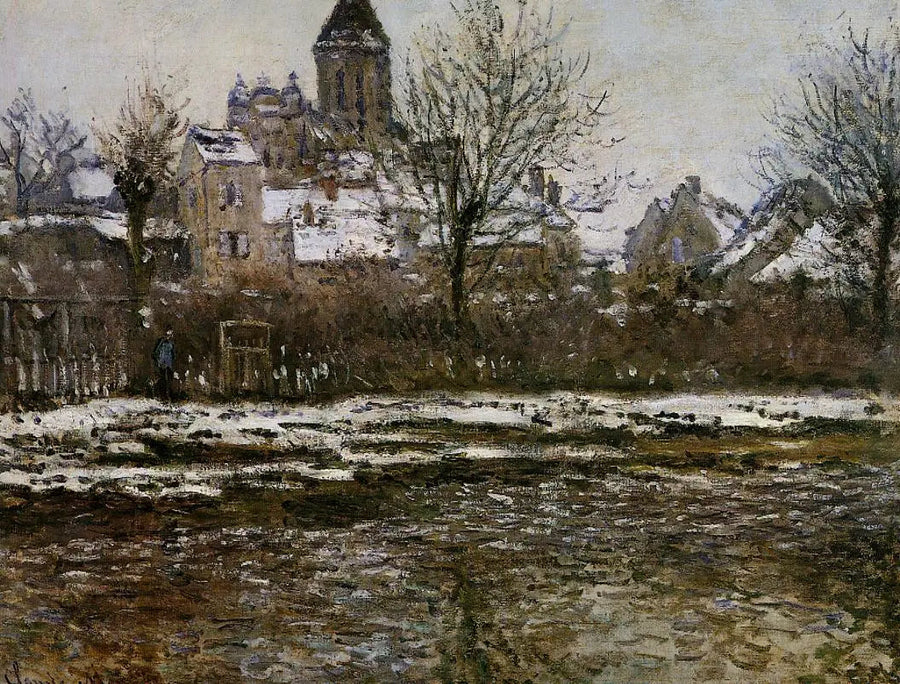 Effet de neige à Vétheuil - Claude Monet