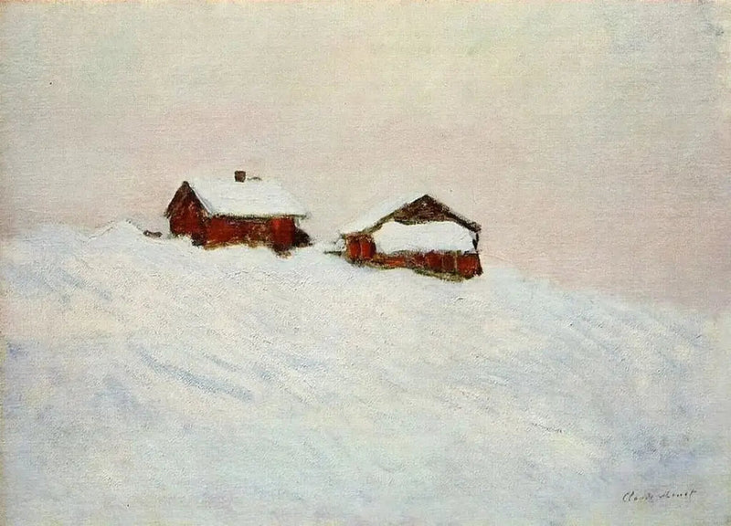Effet de neige à Vétheuil - Claude Monet