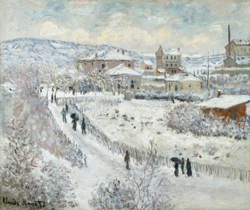 Effet de neige à Argenteuil W358 – Claude Monet