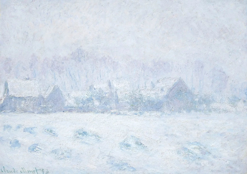 Effet de neige à Giverny W1331 – Claude Monet