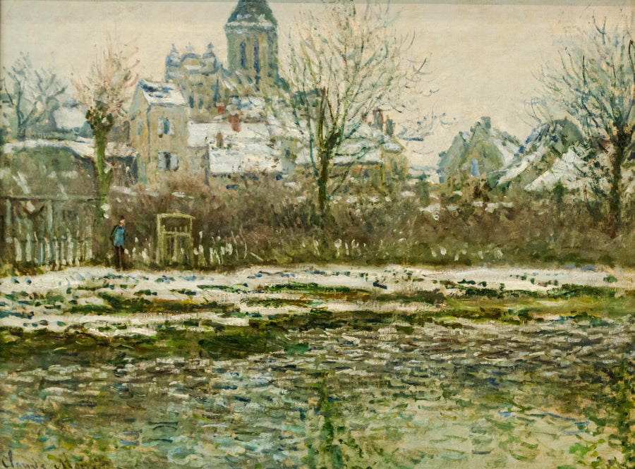 Effet de neige à Vétheuil, Orsay W506 – Claude Monet