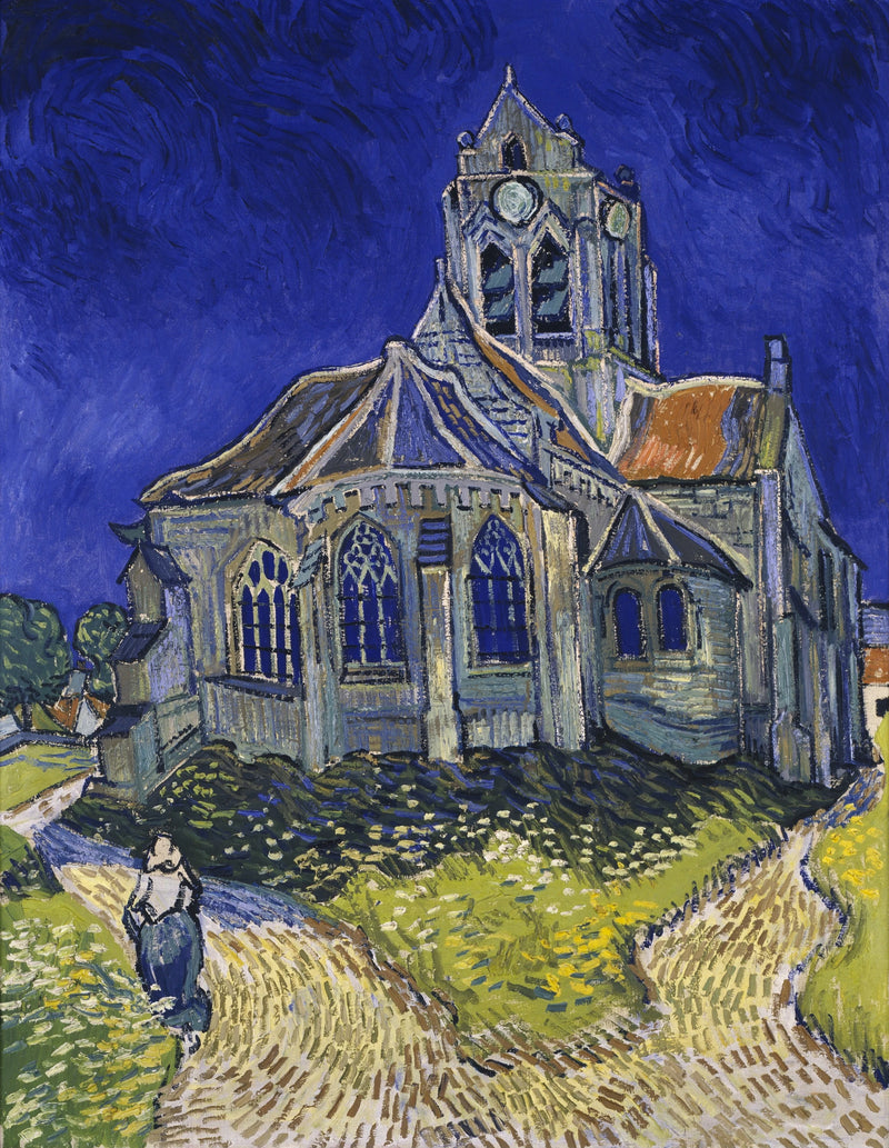 L’Église d’Auvers-sur-Oise, vue du chevet – Vincent van Gogh