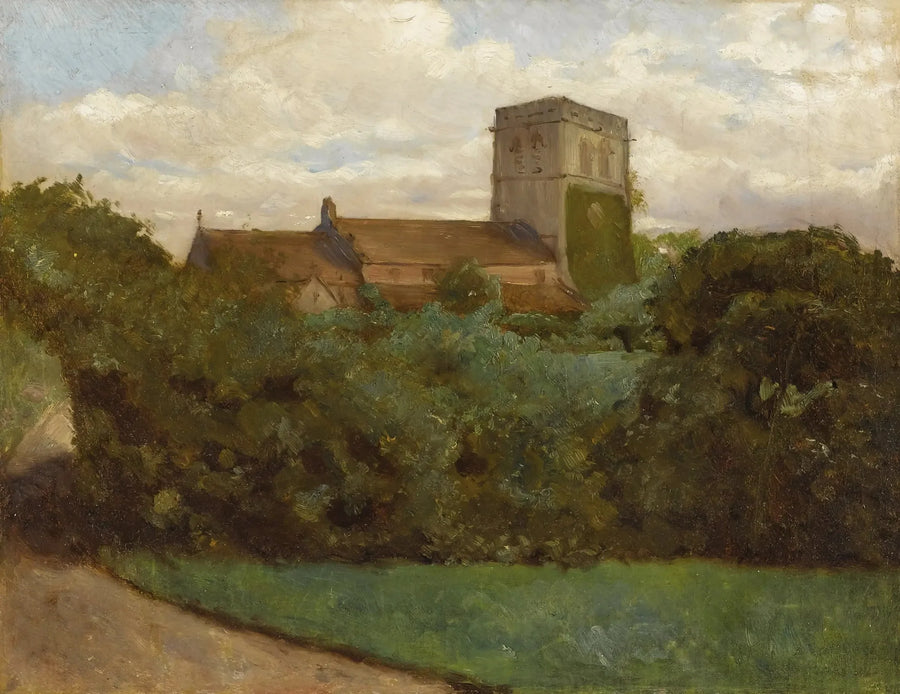 Église de Tottenham, Londres, 1869 - Albert Bierstadt