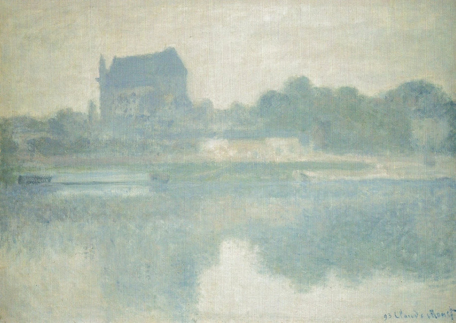 L’Église de Vernon, brouillard W1391 – Claude Monet