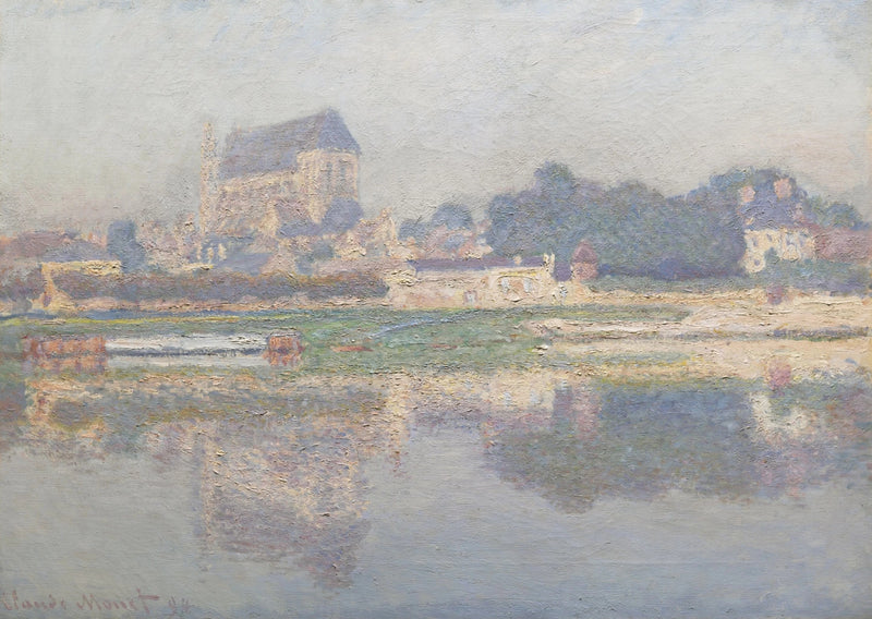 Église de Vernon, soleil W1387 – Claude Monet