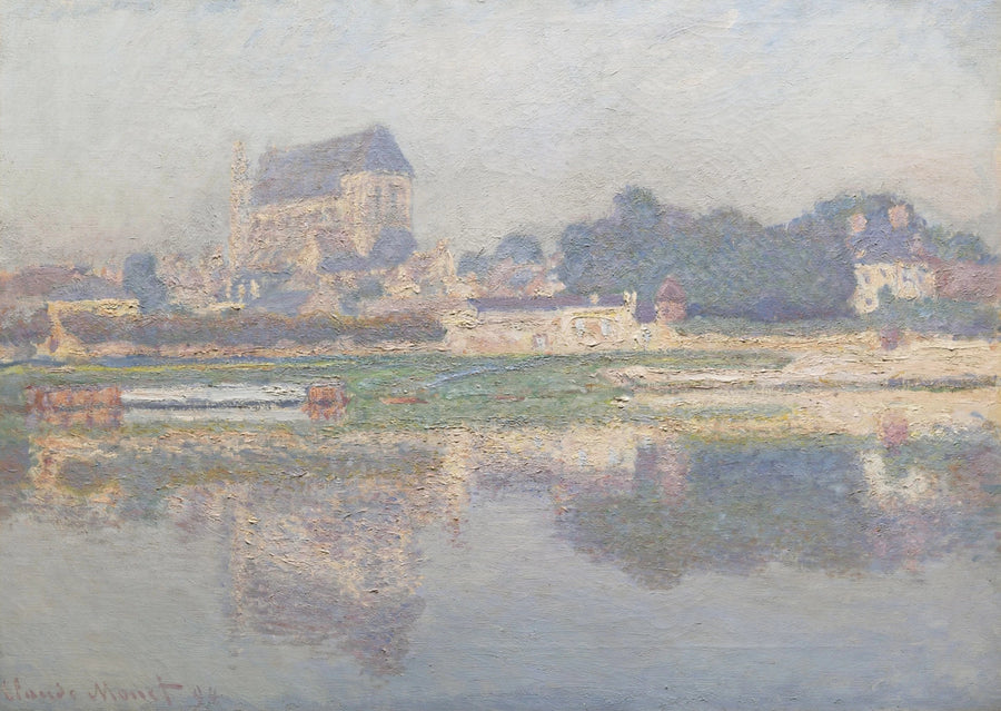 Église de Vernon, soleil W1387 – Claude Monet