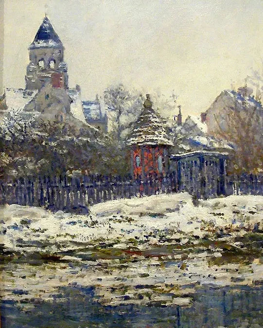 Église de Vétheuil W505 – Claude Monet