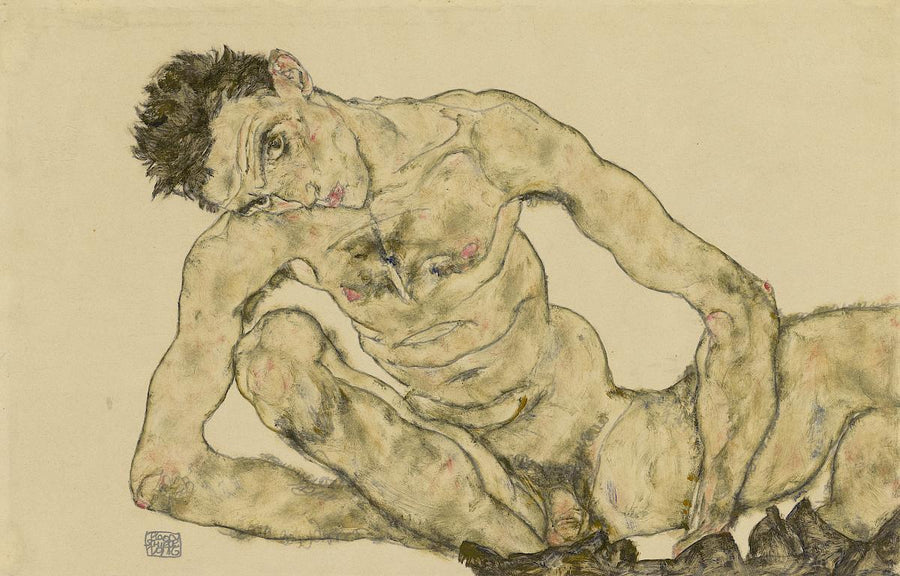 Autoportrait nu (1916) - Egon Schiele