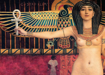 Reproduction du tableau « Égypte ancienne (Isis) - Gustav Klimt » par Alpha Reproduction en peinture à l’huile