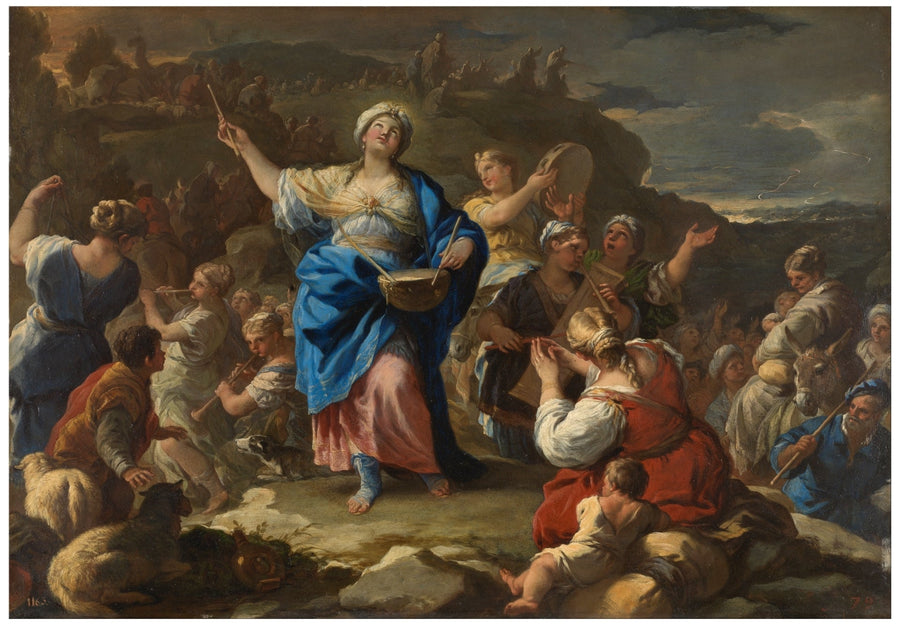 El cántico de la profetisa María - Luca Giordano