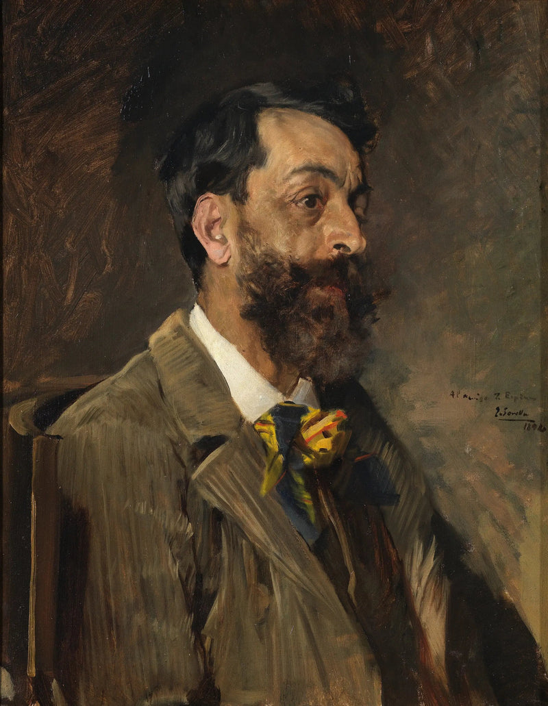 El pintor Juan Espina y Capo - Joaquín Sorolla