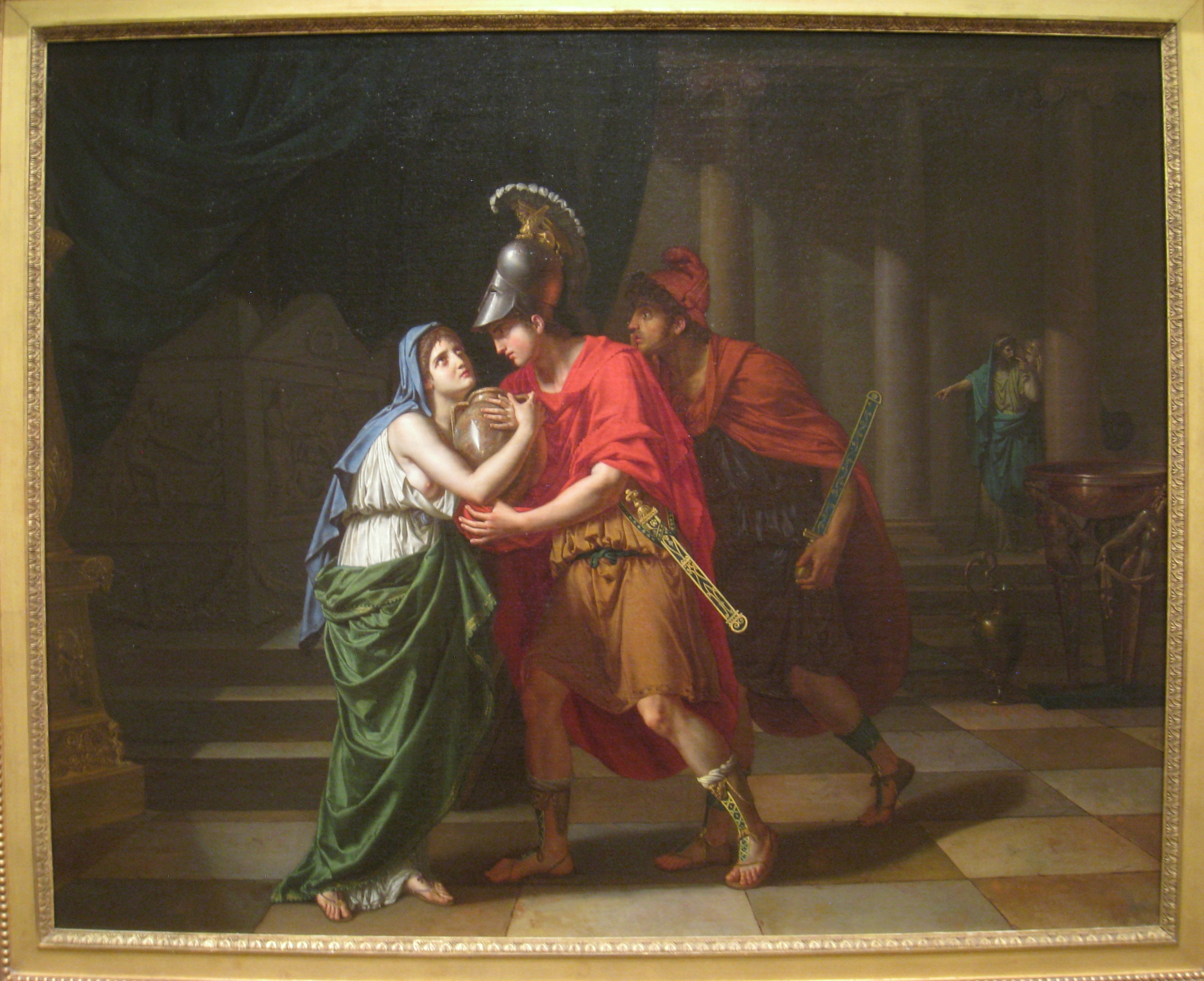 Électre recevant les cendres de son frère, Oreste - Jean-Baptiste Wicar