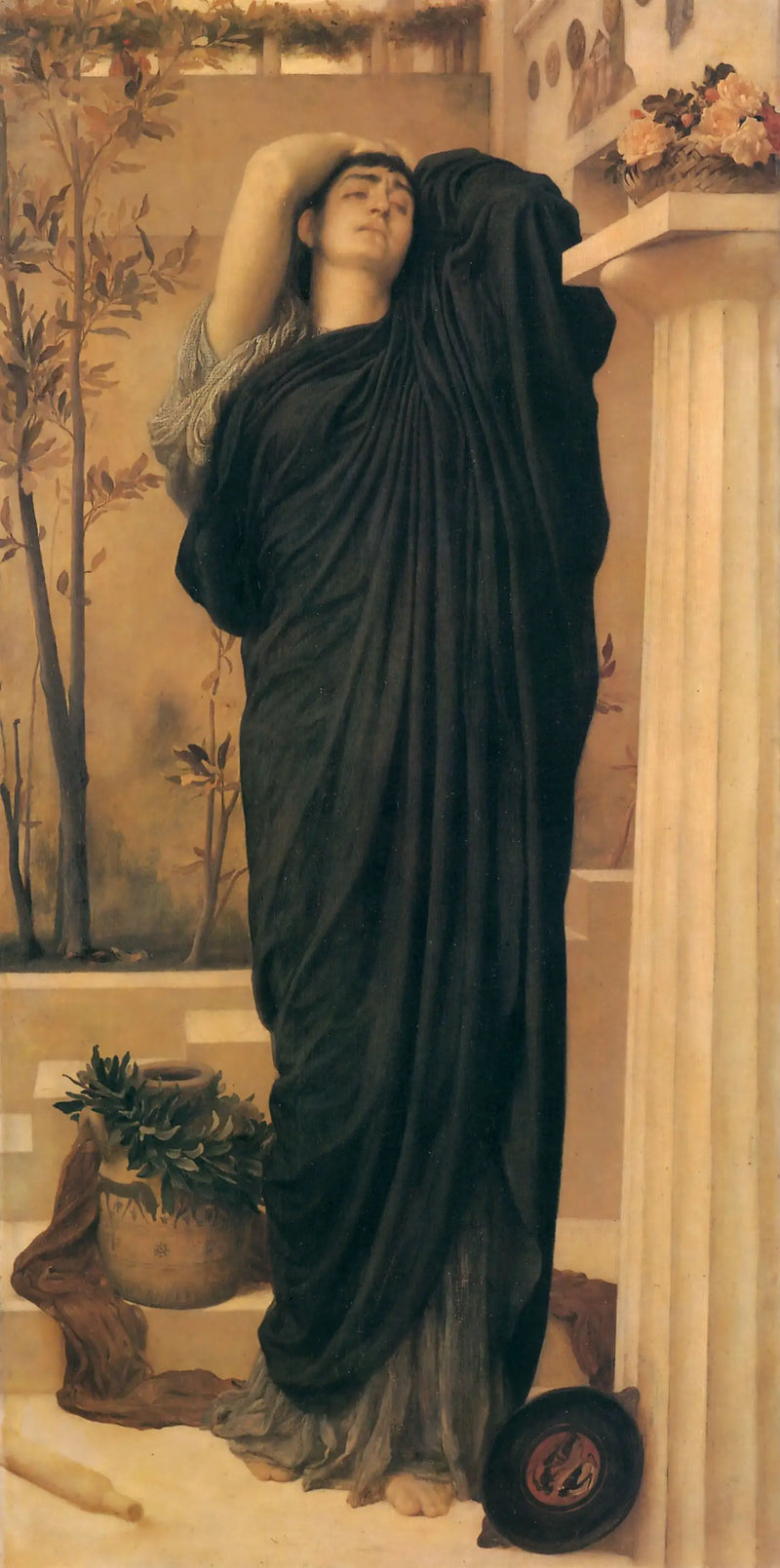 Électre sur la tombe d'Agamemnon - Frederic Leighton