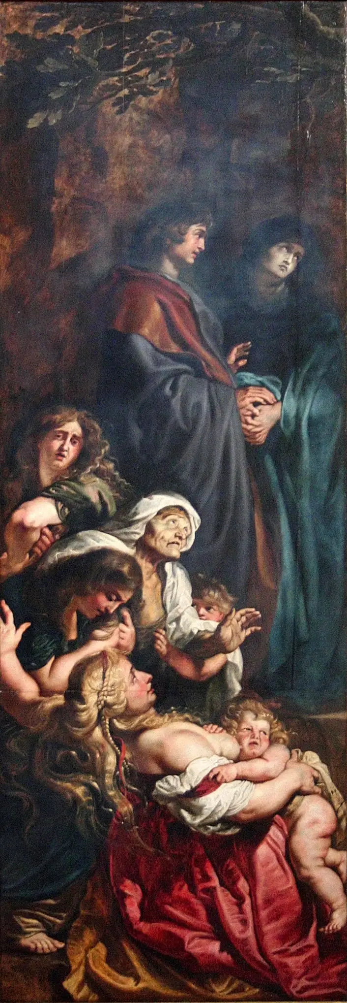Élévation de la Croix (panneau de gauche) - Peter Paul Rubens