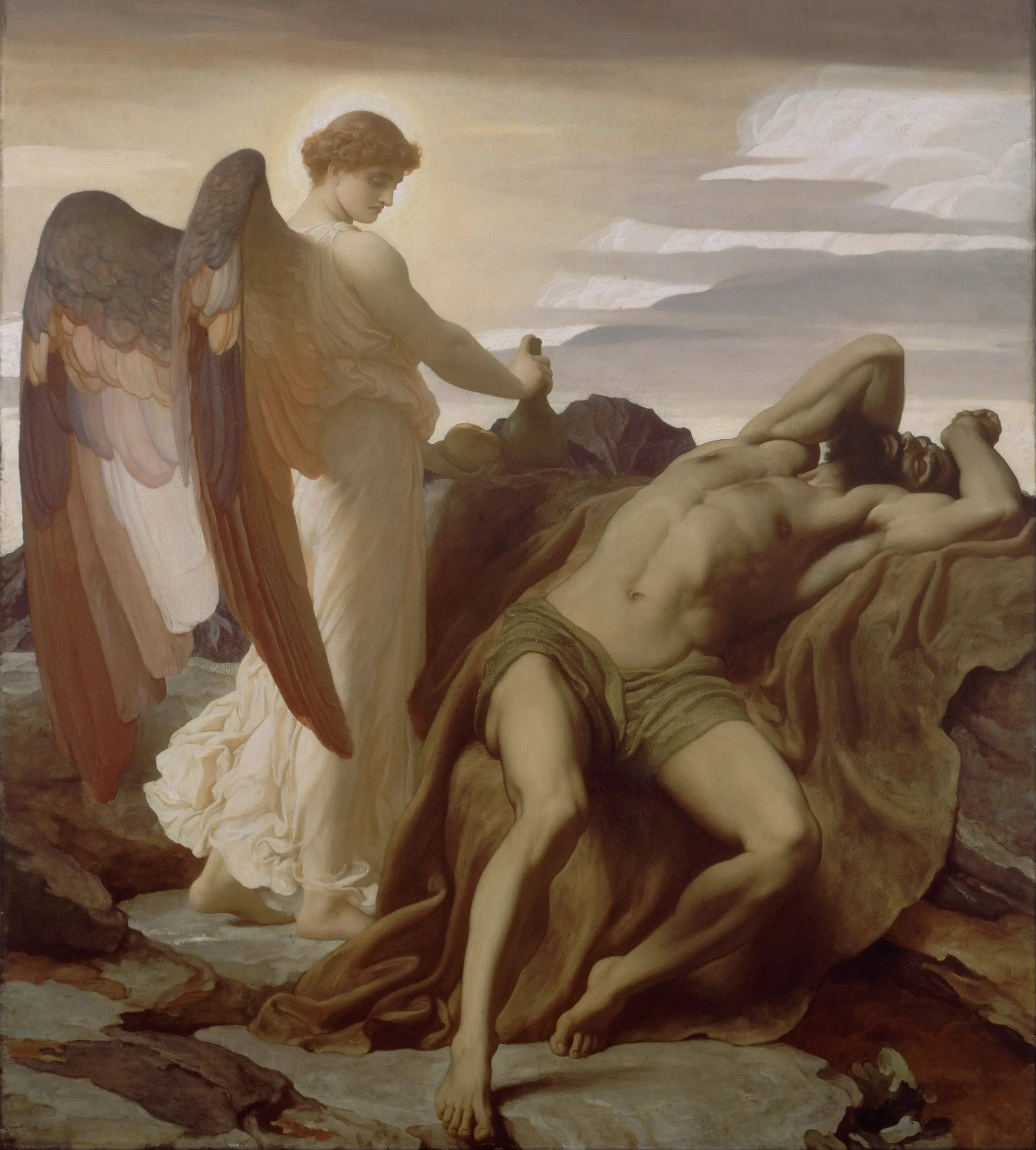 Élie dans le désert - Frederic Leighton image 1 reproduction réalisée par Alpha Reproduction