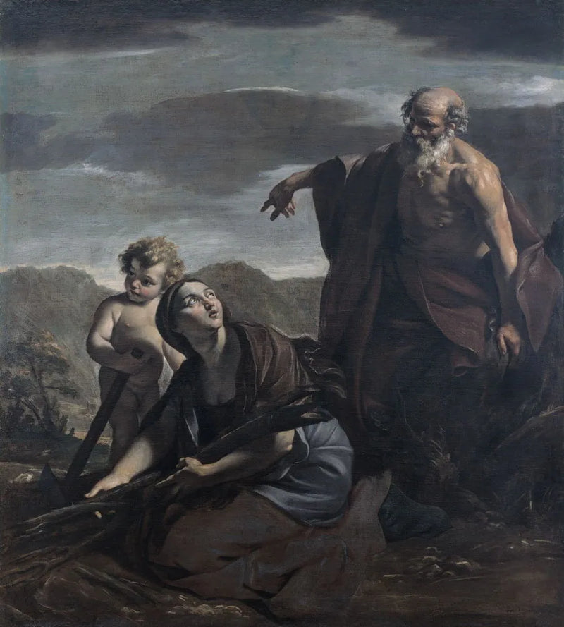 Élie et la veuve de Sarepta - Giovanni Lanfranco