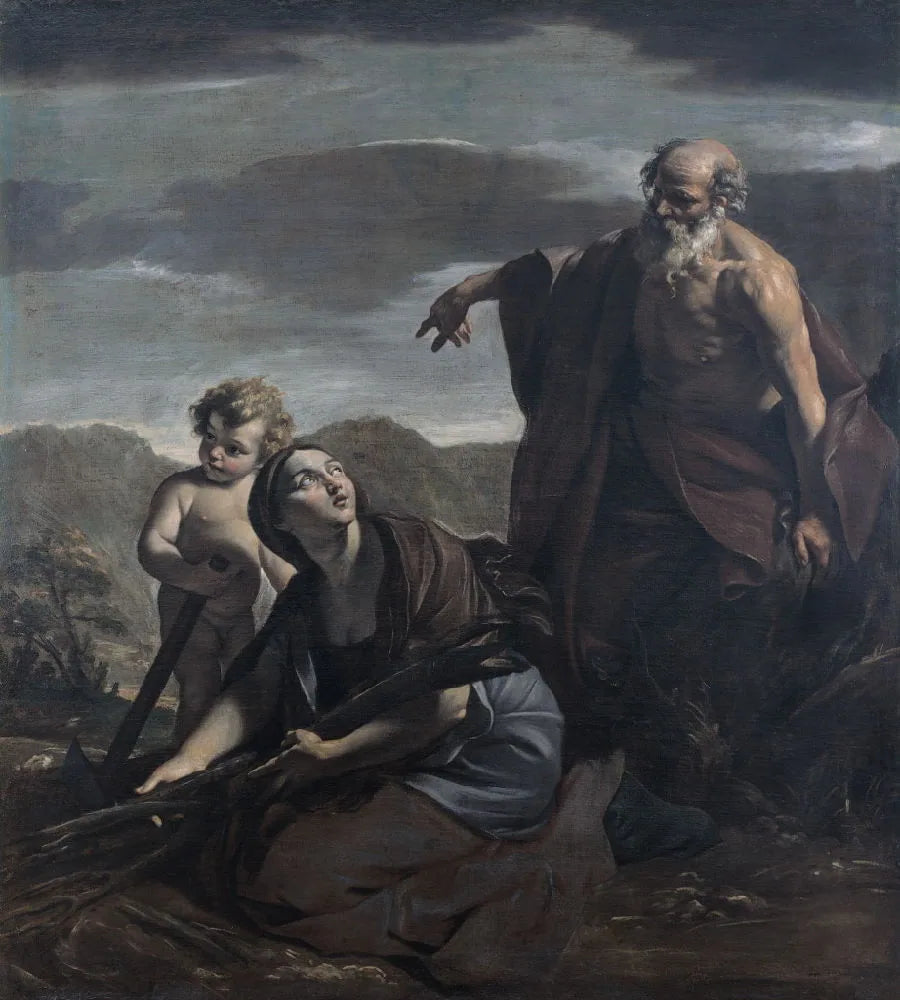 Élie et la veuve de Sarepta - Giovanni Lanfranco