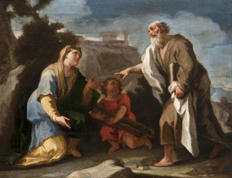 Élie et la veuve de Sarepta - Luca Giordano