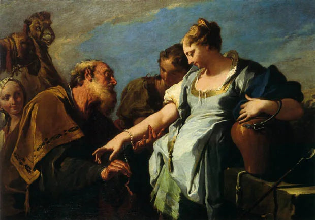 Éliézer et Rebecca - Giovanni Battista Pittoni