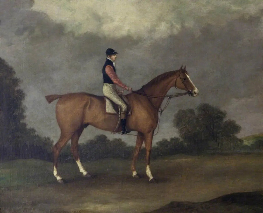 Elis', un cheval alezan, monté par J. Day - John Frederick Herring, Sr.