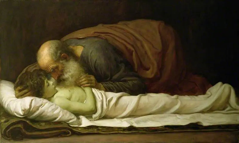 Élisée ressuscite le fils de la Sunamite - Frederic Leighton