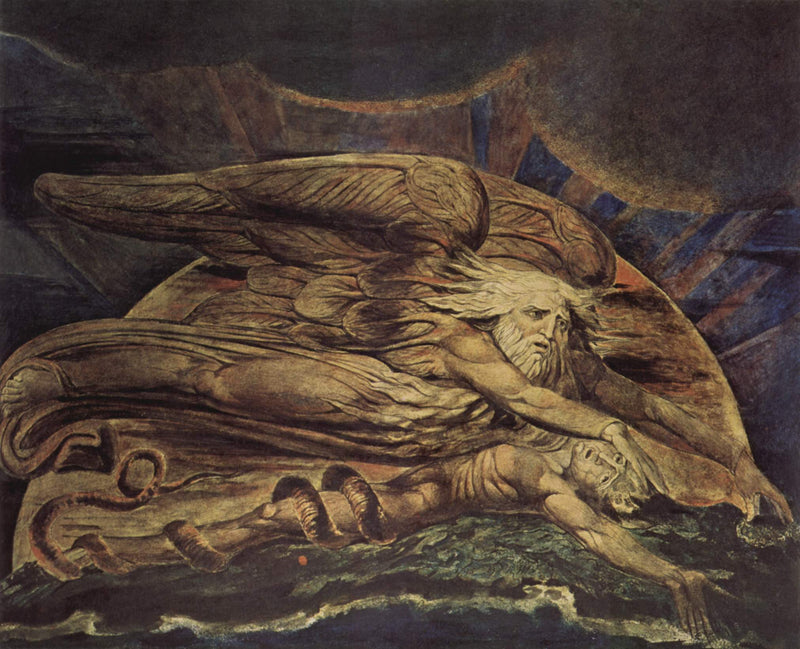 Elohim créant Adam - William Blake