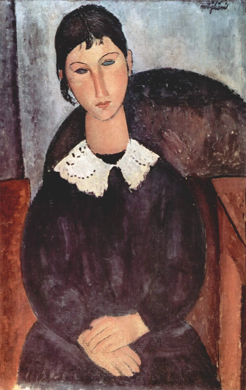 Elvire au col blanc - Amedeo Modigliani