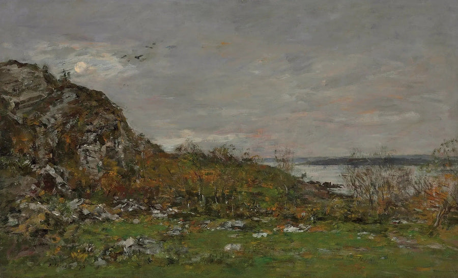 Embouchure de l'Elorn aux environs de Brest - Eugène Boudin