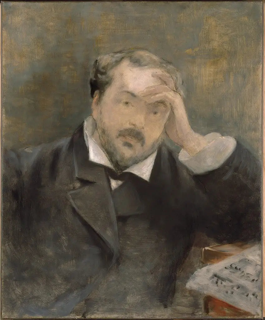 Reproduction du tableau « Emmanuel Chabrier - Édouard Manet » par Alpha Reproduction en peinture à l’huile