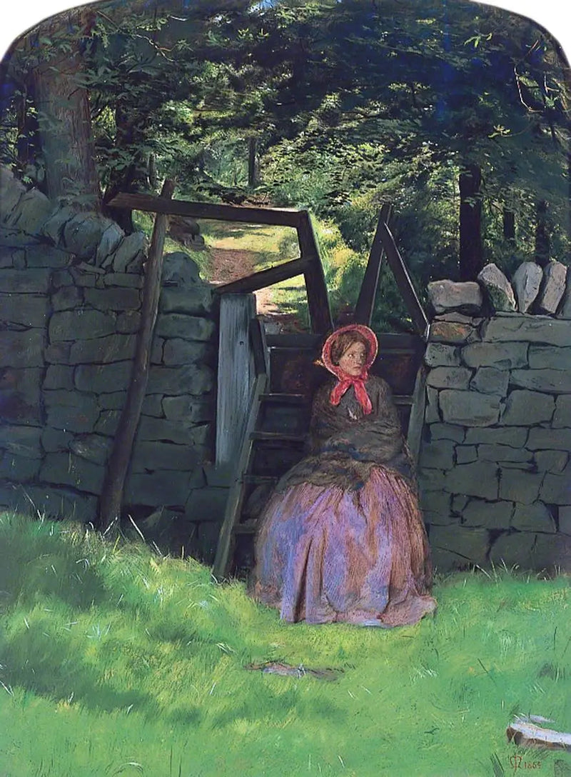 En attendant - John Everett Millais