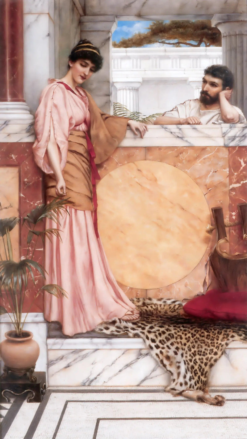 En attente d'une réponse - John William Godward