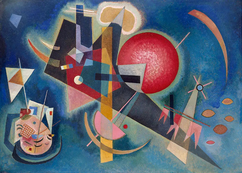 En bleu - Vassily Kandinsky