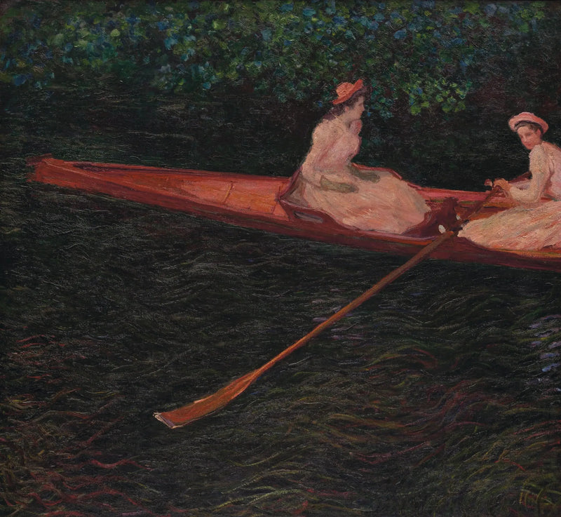 En canot sur l'Epte - Claude Monet