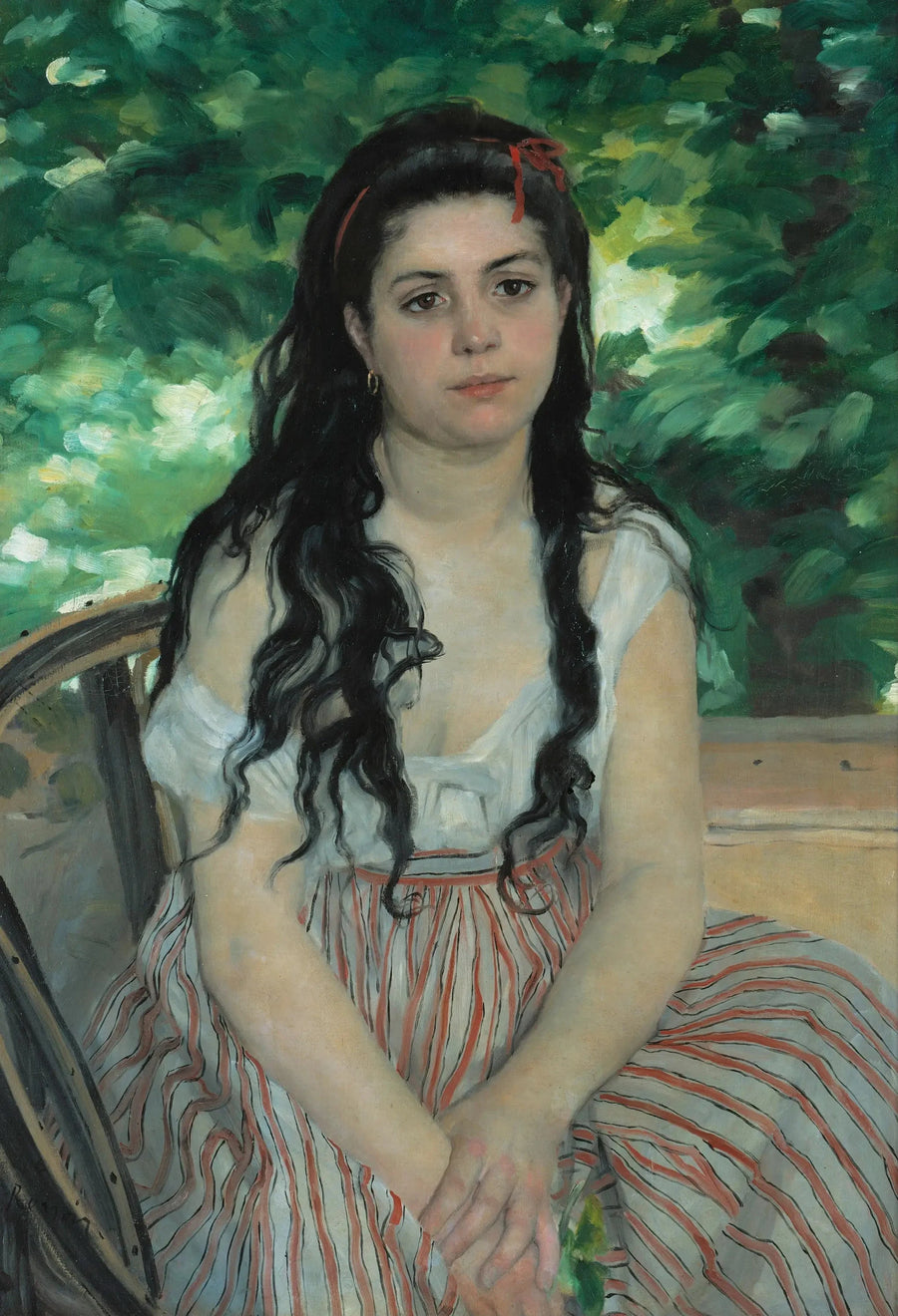 En été (La Bohémienne), 1868 – Pierre-Auguste Renoir