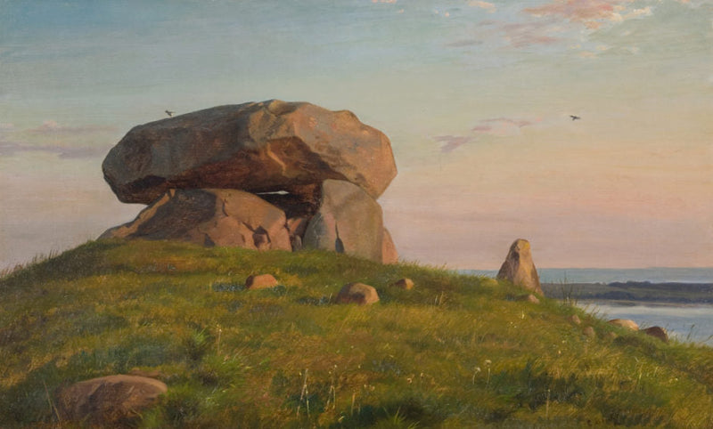 En kæmpehøj på Refsnæs - Carl Heinrich Bloch