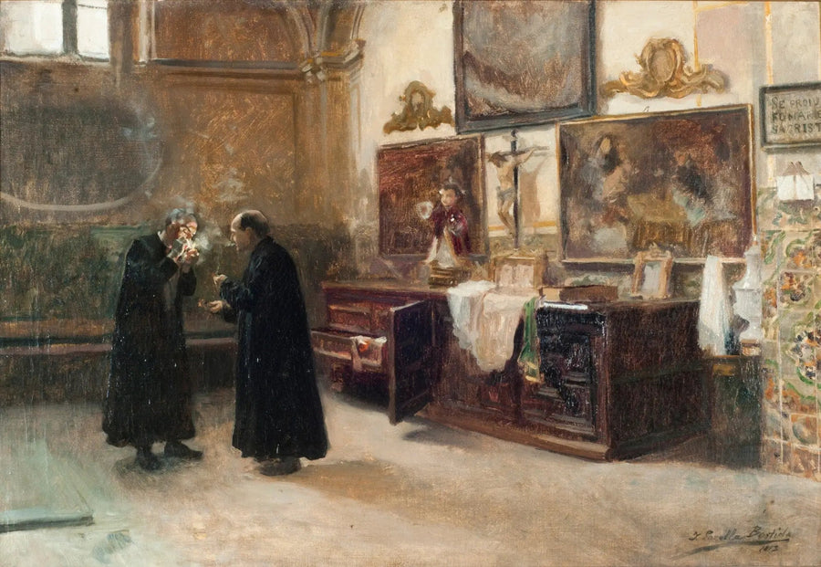 En la sacristía - Joaquín Sorolla