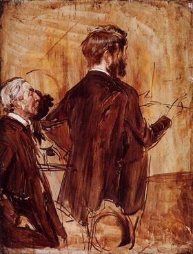 En studio - Giovanni Boldini