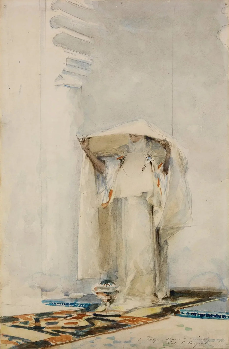 Encenser le voile - John Singer Sargent