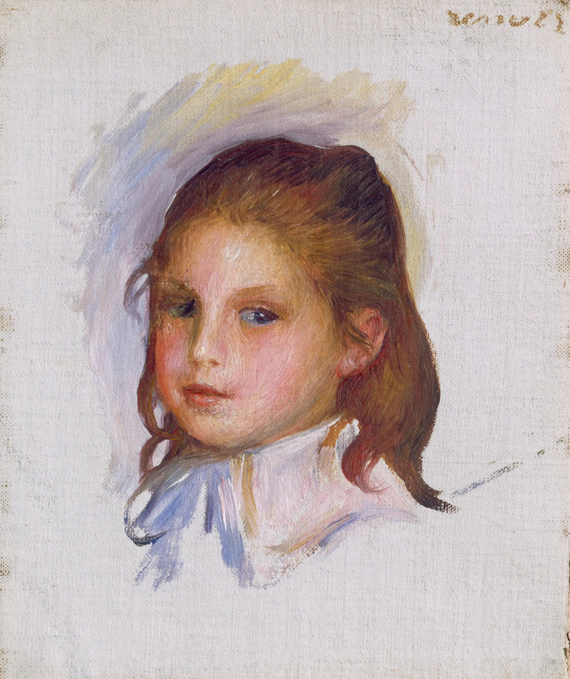 Enfant aux cheveux bruns - Pierre-Auguste Renoir