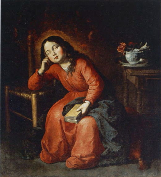 Enfant Vierge endormie - Francisco de Zurbarán
