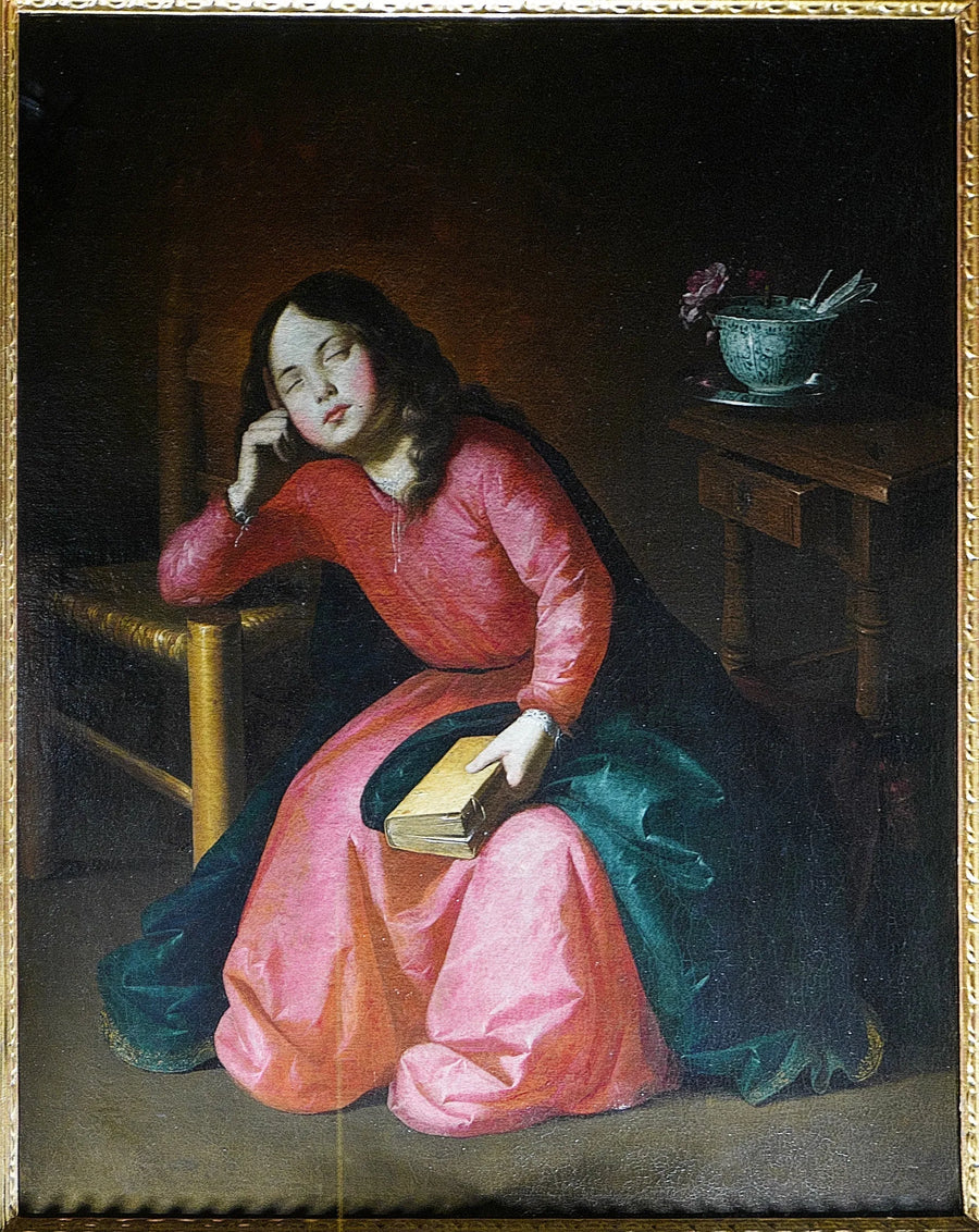 Enfant Vierge endormie - Francisco de Zurbarán