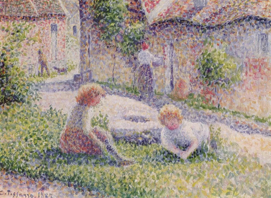 Enfants à la ferme - Camille Pissarro