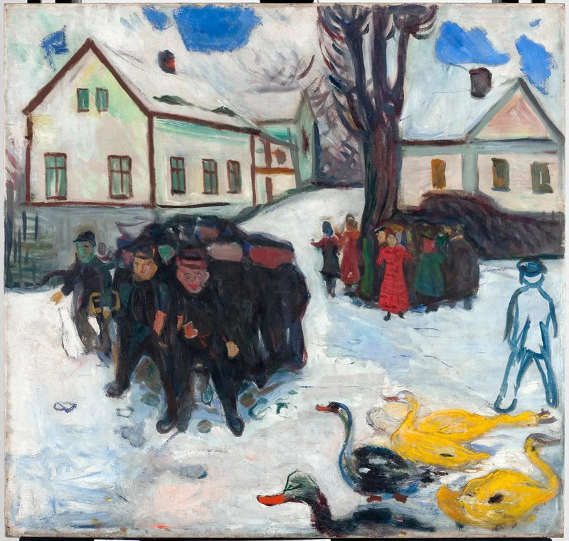 Enfants et Canards - Edvard Munch