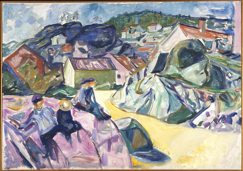 Enfants sur le rocher - Edvard Munch