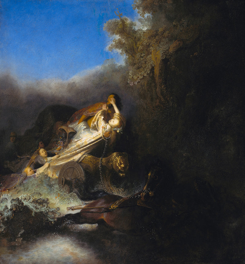 L’Enlèvement de Proserpine – Rembrandt, vers 1631