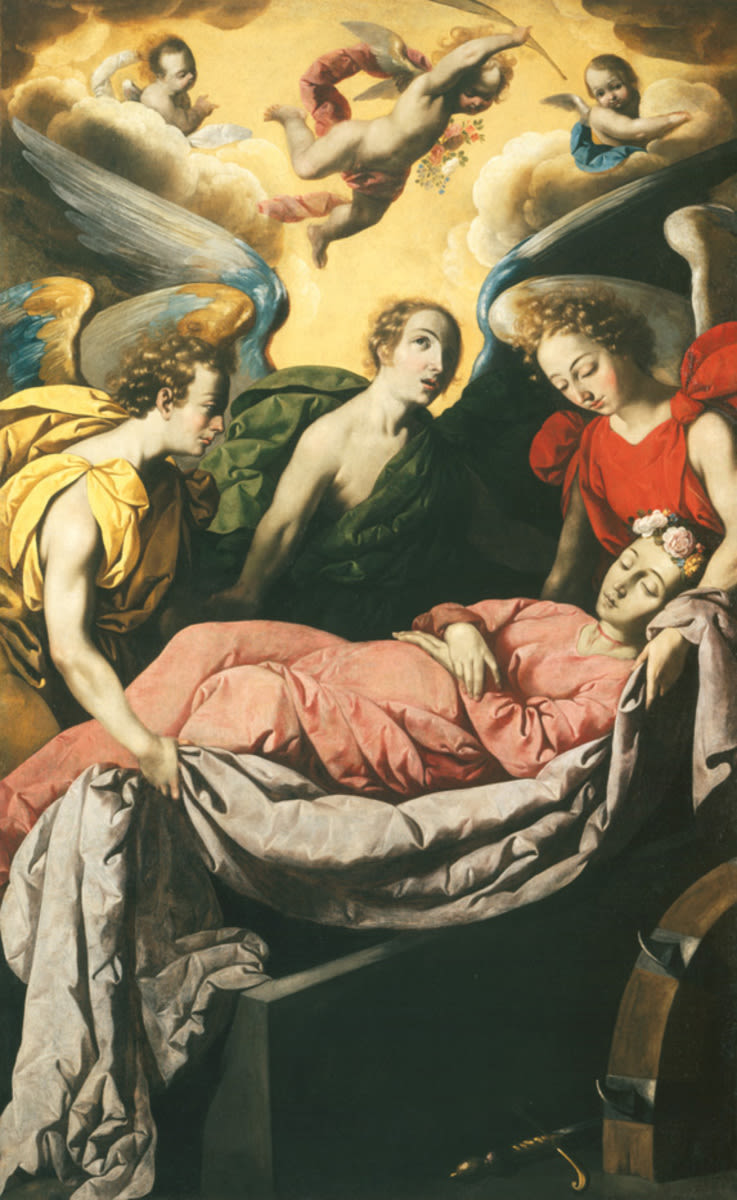 Enterrement de Sainte Catherine - Francisco de Zurbarán