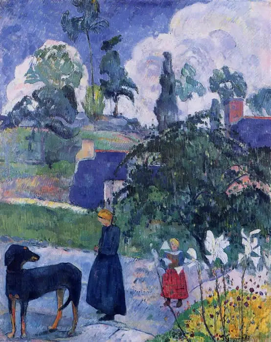 Entre les lys - Paul Gauguin