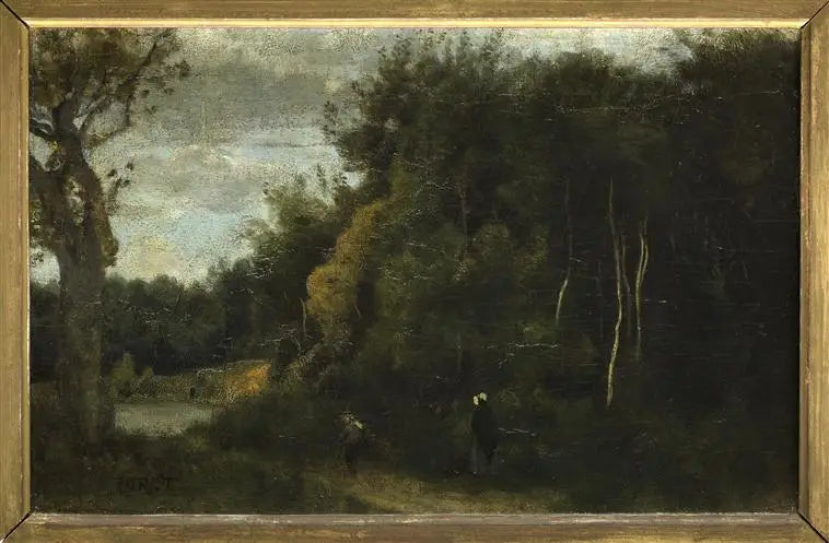 Entrée du bois à Ville-d’Avray - Jean-Baptiste Camille Corot - Alpha Reproduction