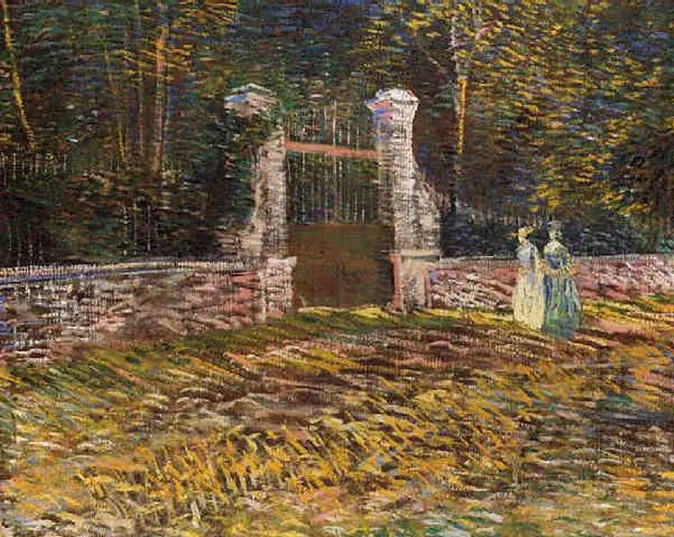 Entrée du Parc Voyer d'Argenson à Asnières - Vincent van Gogh