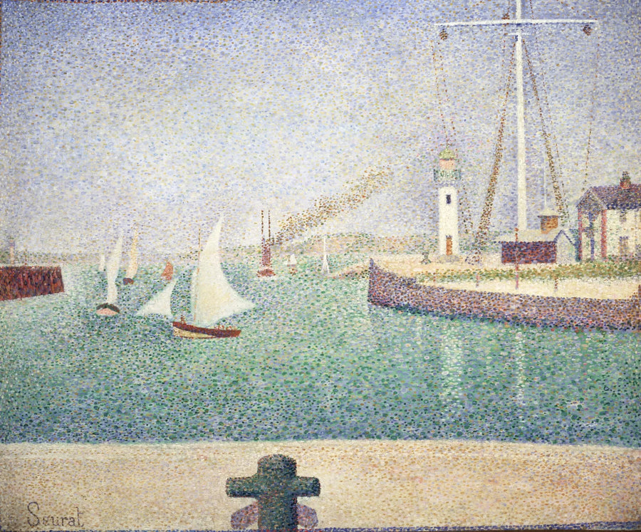 Entrée du port d'Honfleur - Georges Seurat